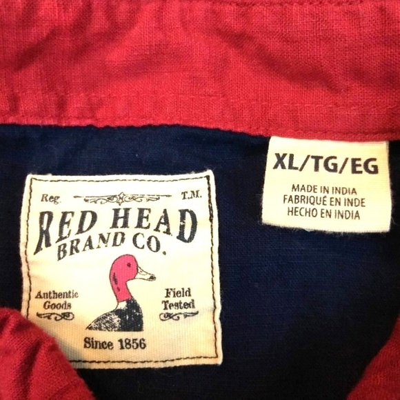 redhead mens button down shirt sz extra large - Picture 4 of 8